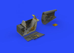 Eduard 648472 Bf 109E cockpit et compartiment radio 1/48 EDUARD – immagine 3