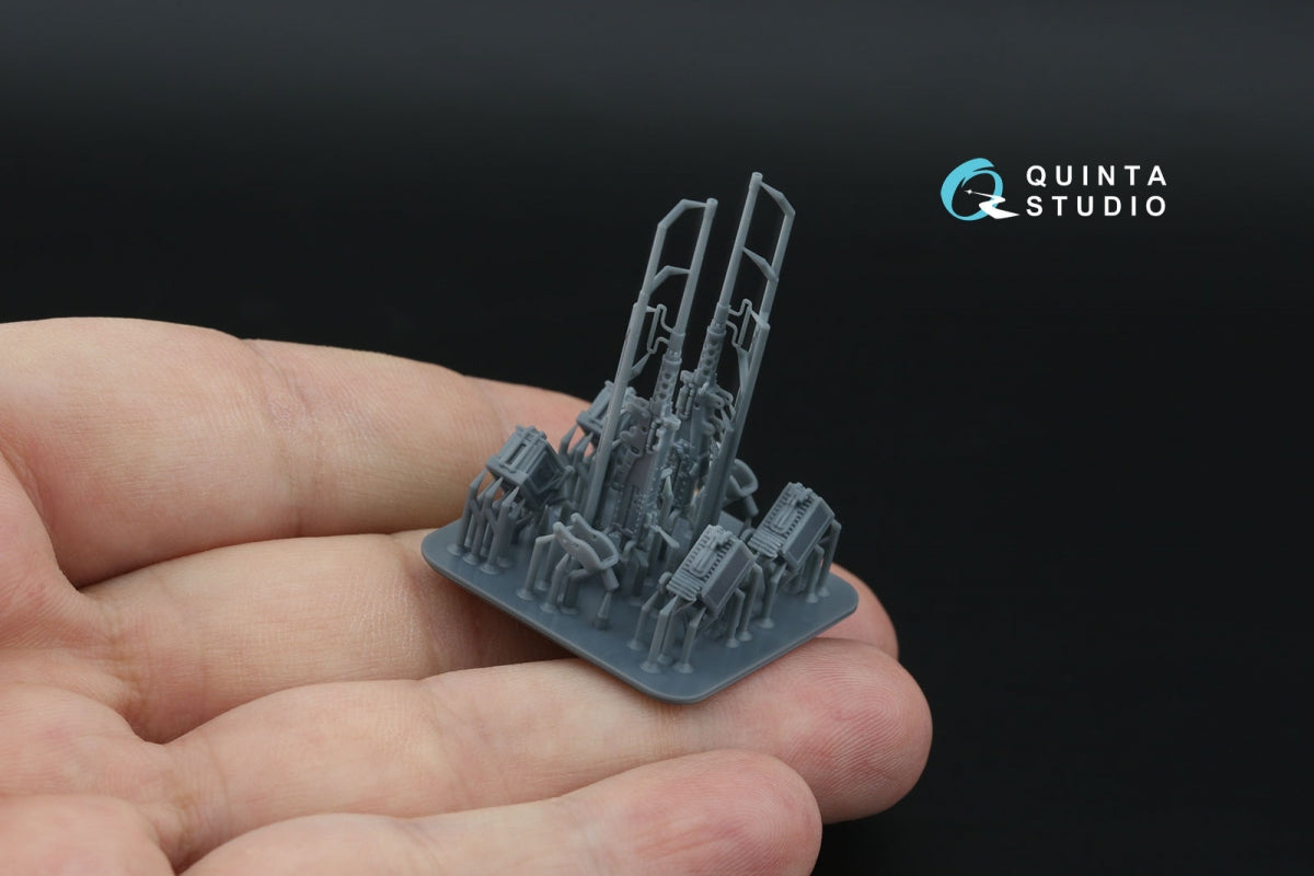 Quinta Studio QT48154 Browning .50 M2HB Machine Gun, 2 pcs (for all kits) 1/48