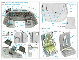 Intérieur imprimé en 3D et coloré sur papier décalcomanie (Zvezda) Quinta Studio QD48354 Mi-17 (version export Mi-8MT) 1/48 – image 2