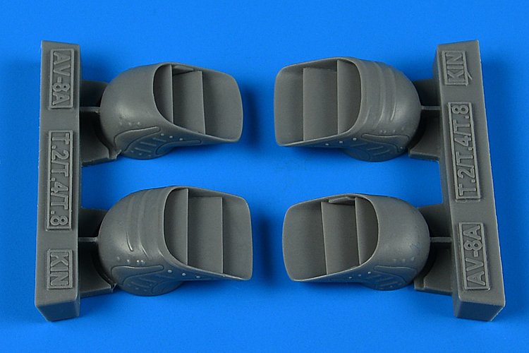 Buses d'échappement Aires 4883 Harrier AV-8A/TAV-8A/T.2/T.4/T.8 pour maquette Kinetic au 1/48