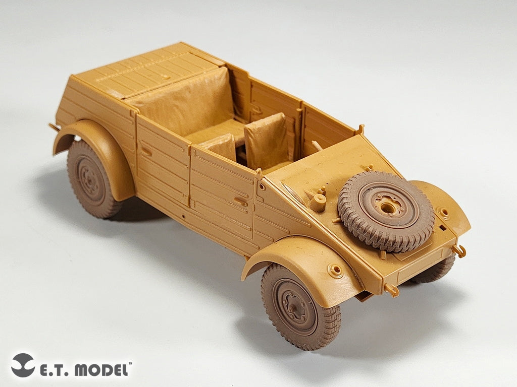 ET Model P35-138 Kübelwagen allemand Type 82 de la Seconde Guerre mondiale, roues étroites, pour maquette TAMIYA au 1/35 – image 9