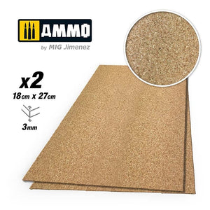 Munitions Mig Jimenez 8837 Create Cork à grain fin 2x3mm