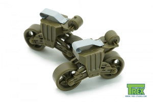 Kit de patins de chenille T-Rex Studio TR48003 (version récente) pour la famille M4 au 1/48 – immagine 2