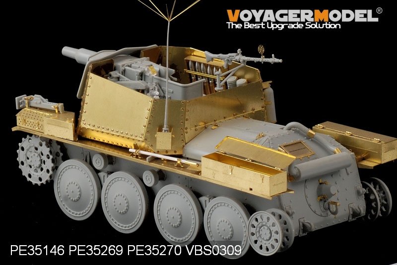 Garde-boues Voyager modèle PE35146 pour char 38t (pour la série DRAGON 38T) 1/35 – image 3