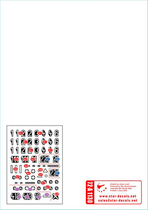 Star Decals 72-A1130 Windhund n° 2. Panthers du Pz-Regiment 24 1/72 – image 2