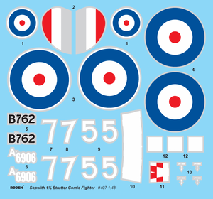 Roden 407 Sopwith Strutter Comic Fighter 1/48 – zdjęcie 3