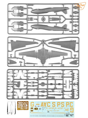 Clear Prop! CP72052 de Havilland DH.88 Comet G-ACSP Advanced Kit 1/72 – image 5