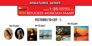 MiniArt 38084 RÉFUGIÉS. FAMILLE MUSICIEN 1/35 – Bild 2
