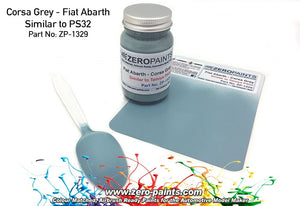 Peinture Zero Paints ZP-1329 Gris Corsa - Fiat Abarth (Similaire à PS32) 60 ml