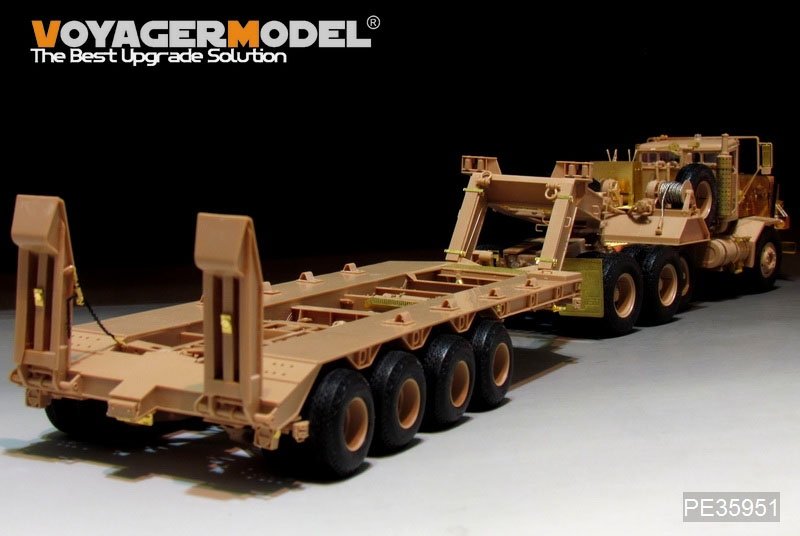 Voyager Model PE35951 Semi-remorque pour engins lourds M911 C-HET et M747 de l&amp;#39;armée américaine moderne pour MENG SS-013 1/35 – immagine 4