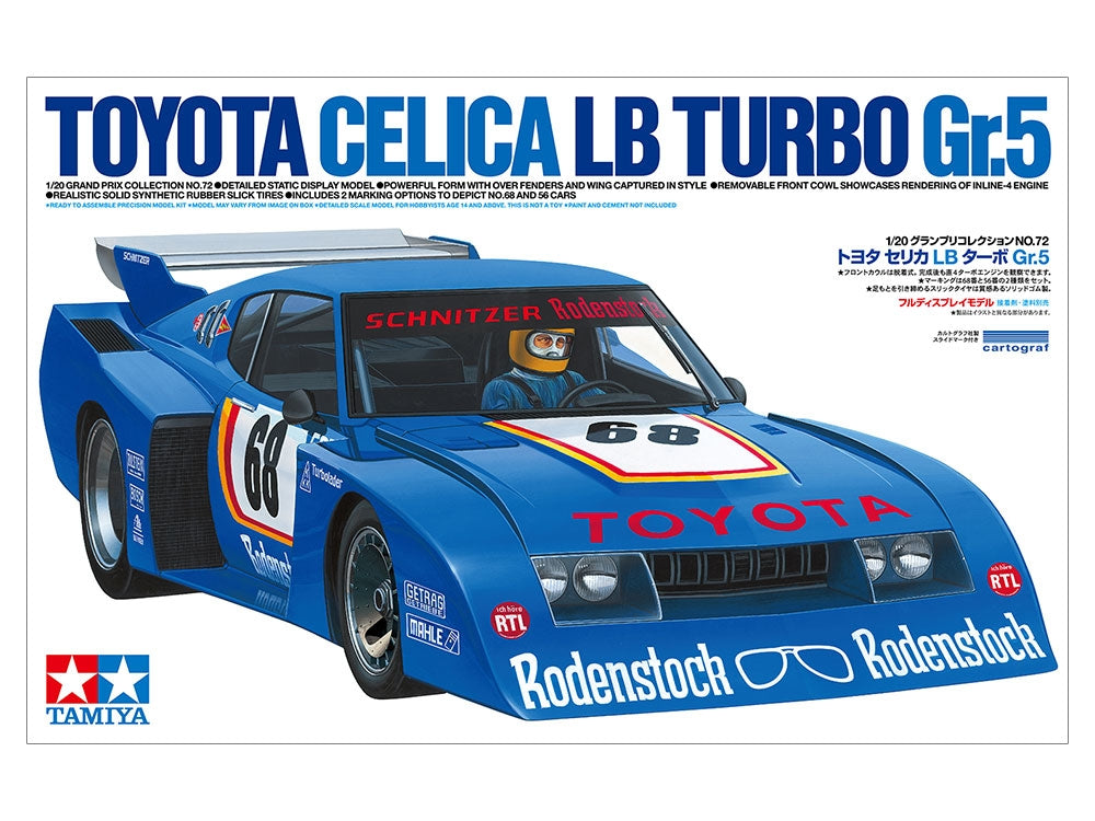 Tamiya 20072 Toyota Celica LB Turbo Gr.5 1/20 – image 2