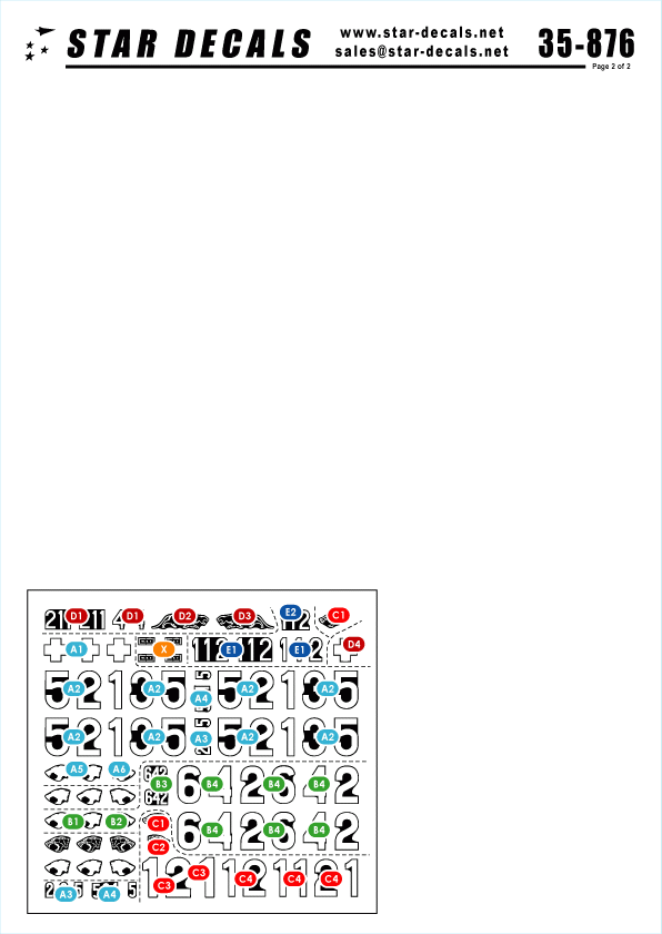 Star Decals 35-876 Panther Ausf D Été de 43 1/35 – immagine 2