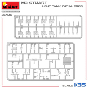MiniArt 35425 M3 STUART CHAR LÉGER, PRODUCTION INITIALE 1/35 – imagen 12