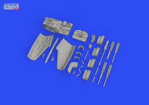 Maquette Eduard 648790 P-38J baie de canon avant, impression Tamiya 1/48 – imagen 3