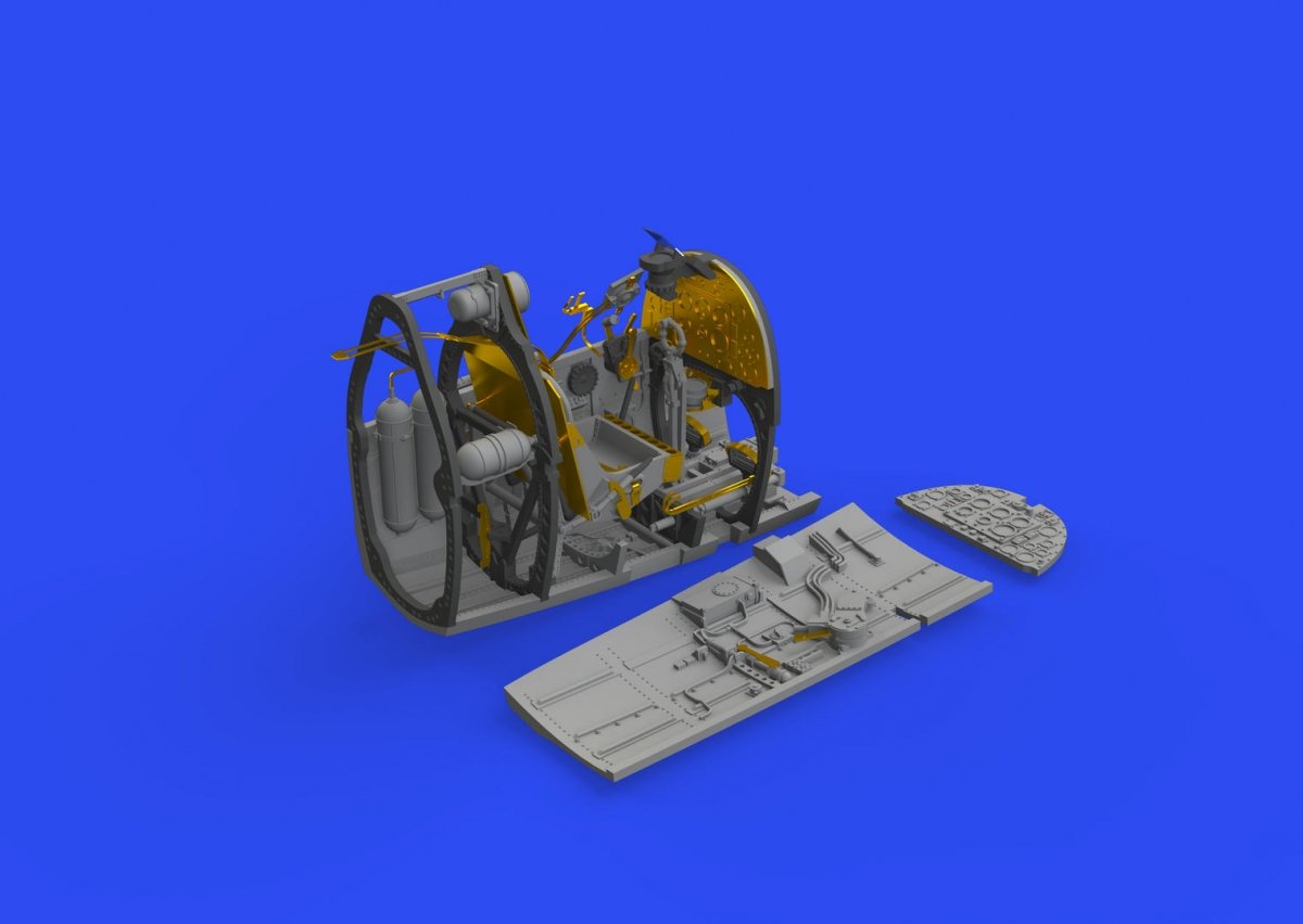 Cockpit du Spitfire Mk.II Eduard 648621 EDUARD 1/48 