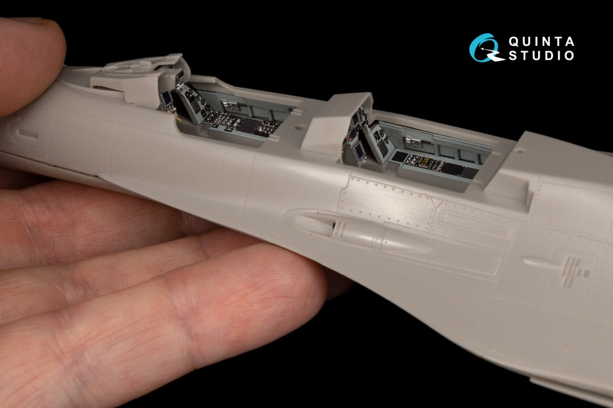 Intérieur coloré imprimé en 3D sur papier décalcomanie Quinta Studio QDS-48059 Mitsubishi F-2B (Hasegawa) (petite version) 1/48 – image 10