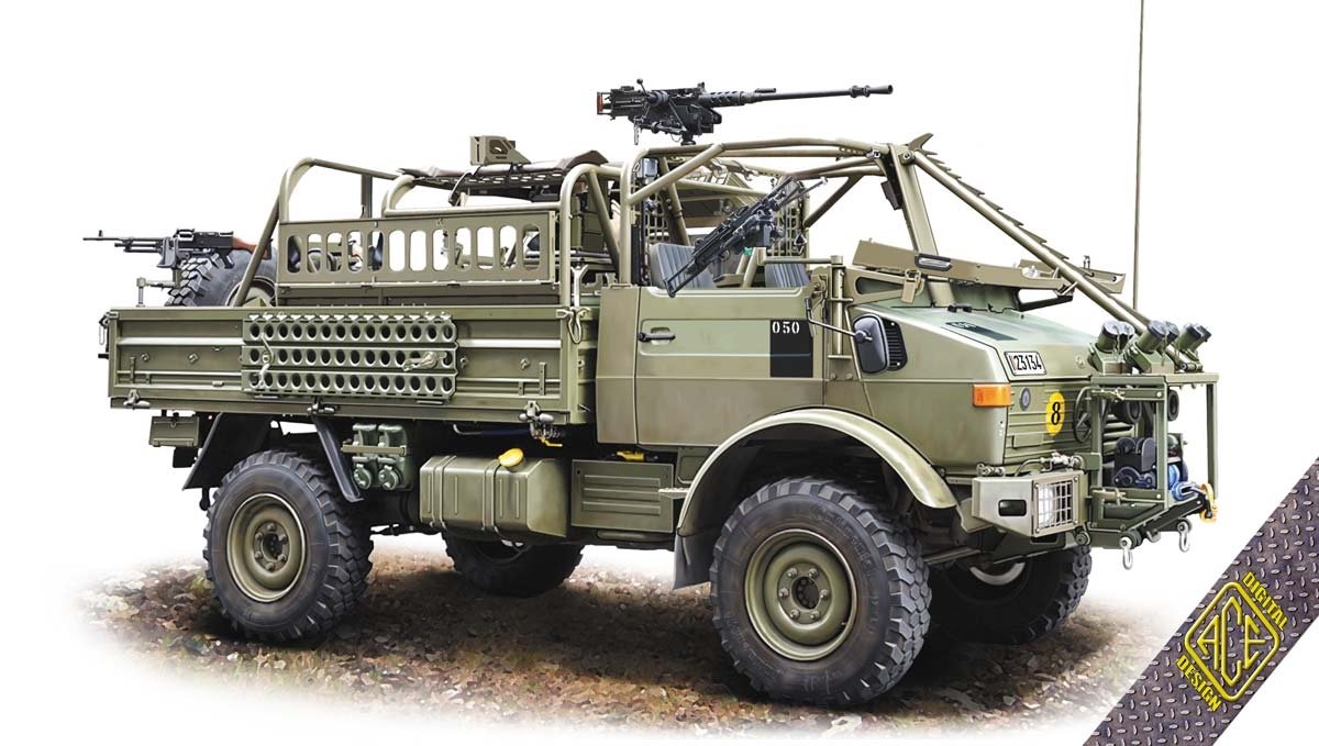 ACE 72458 JACAM 4x4 Unimog pour missions de patrouille longue portée 1/72