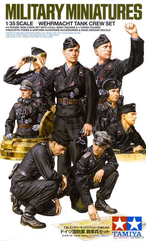 Tamiya 35354 Ensemble d&amp;#39;équipage de char Wehrmacht (1/35)