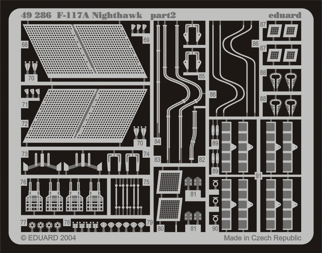 Edouard 49286 F-117A 1/48 Tamiya – immagine 2