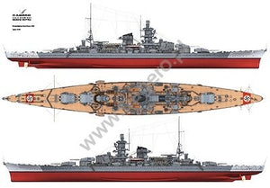 Kagero 7035 Le cuirassé allemand Scharnhorst EN/PL – image 5