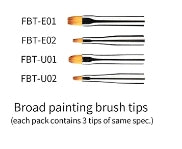 Manche de pinceau large interchangeable DSPIAE PT-TB Phoenix Plume / Manche de pinceau large interchangeable Phoenix Plume – immagine 7