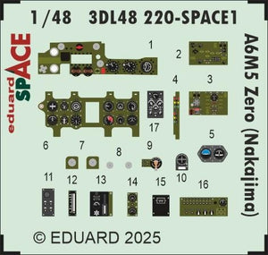 Eduard 3DL48220 A6M5 Zero (Nakajima) SPACE EDUARD 1/48 – image 3
