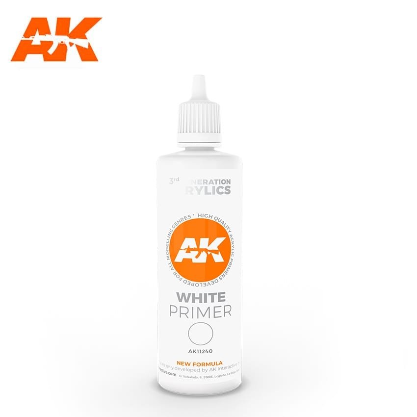 AK Interactive AK11240 Base Blanche 100 ml