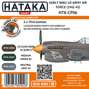 Hataka Hobby HTK-CP06 Armée de l&amp;#39;air américaine du début de la Seconde Guerre mondiale (1941-43) – image 2