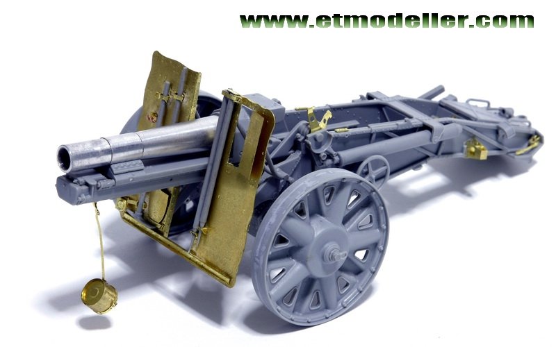 ET Modèle E35-016 Canon d&amp;#39;infanterie allemand sIG33 de 15 cm de la Seconde Guerre mondiale (Pour DRAGON 6259/6473) (1/35) – imagen 4