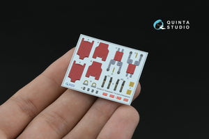 Intérieur imprimé et coloré en 3D sur papier décalcomanie (Hasegawa) de la Kawasaki T-4 (Quinta Studio QD+48349) (avec pièces en résine imprimées en 3D) 1/48 – image 11