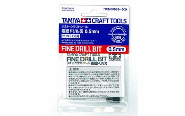 Foret fin Tamiya 74083 (0,5 mm)