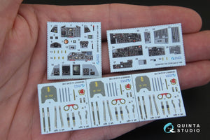 Intérieur imprimé en 3D et coloré sur papier décalcomanie Quinta Studio QD48159 F-4C (pour kit ZM SWS) 1/48 – image 2