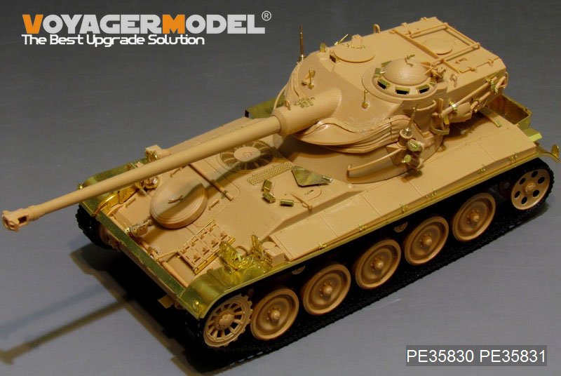 Maquette Voyager PE35830, lance-fumigènes de base pour char léger français moderne AMX-13, embase d&amp;#39;antenne incluse (pour TAMIYA 35349), échelle 1/35 – image 4