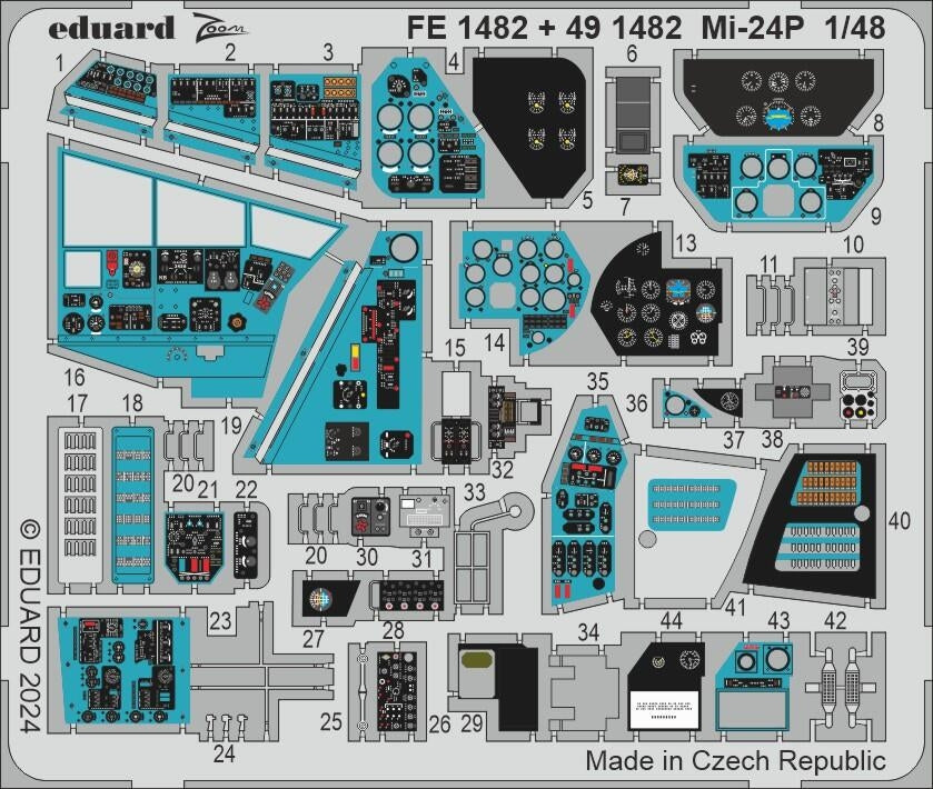 Eduard BIG49438 Mi-24P TRUMPETER 1/48 – immagine 4