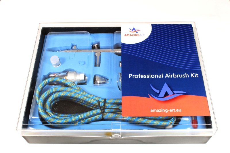 Kit aérographe Amazing Art AA-186K (15658) - buses 0,2 mm, 0,5 mm, 0,8 mm