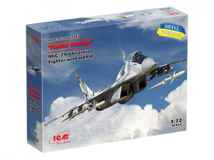 ICM 72143 Radar Hunter MiG-29 « 9-13 » Chasseur ukrainien avec missiles HARM 1/72 – image 2