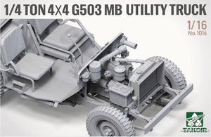 Takom 1016 Camion utilitaire 4x4 G503 MB 1/4 tonne (Jeep Willys) 1/16  – image 2