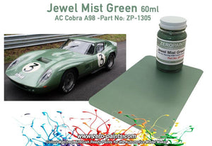 Peinture Zero Paints ZP-1305 AC Cobra Coupé A98 Le Mans 1964 Vert Brume 60 ml