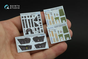 Intérieur imprimé en 3D et coloré sur papier décalcomanie (Kinetic) Quinta Studio QD48118 Mirage 2000-5B 1/48 – image 11