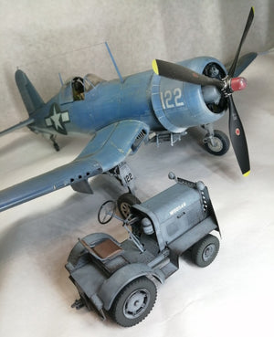 Thunder Model 32001 US Tug Clarktor-6 Mill-33 Tracteur d&amp;#39;aérodrome robuste 1/32 – immagine 5