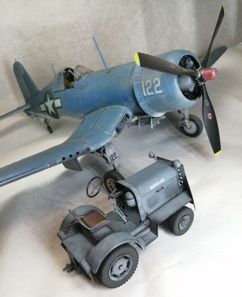 Thunder Model 32001 US Tug Clarktor-6 Mill-33 Tracteur d&amp;#39;aérodrome robuste 1/32 – immagine 5