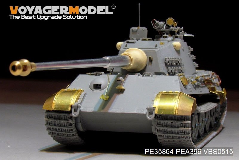 Maquette Voyager PE35864 KINGTIGER allemand de la Seconde Guerre mondiale, version finale, pour MIG AMO, échelle 1/35 – image 10
