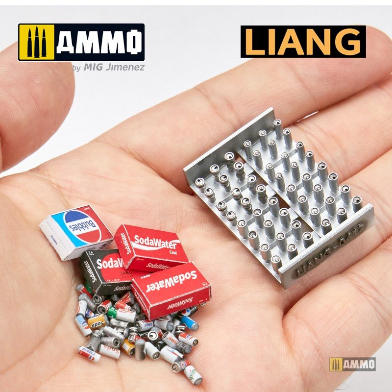 Liang 0412 Modèle imprimé en 3D Canettes de soda + Boîtes en carton Années 2000-2020 1/35 – image 10