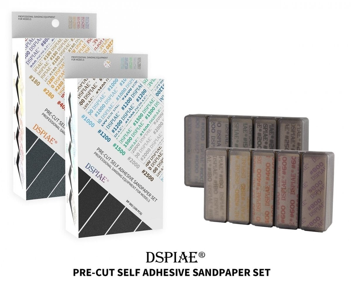 DSPIAE SP-S02 Adhesive Sanding Paper Sets 1000-2500, 100 pcs per Set – zdjęcie 4