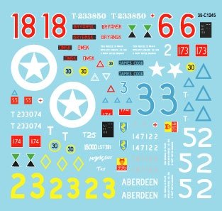 Star Decals 35-C1245 Shermans britanniques 1/35 – Bild 3