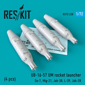 Lance-roquettes RESKIT RS72-0228 UB-16-57 UM (4 pièces) 1/72