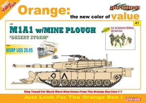 Cyber ​​Hobby 9141 M1A1 avec chasse-mines « Tempête du désert » (1/35)