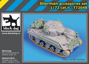 Ensemble d&amp;#39;accessoires Black Dog T72048 pour Sherman (Dragon 1/72) – image 2