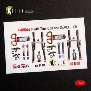 KELIK K48066 Décalcomanies 3D pour intérieur F-14B Tomcat, kit GWH au 1/48 – image 2
