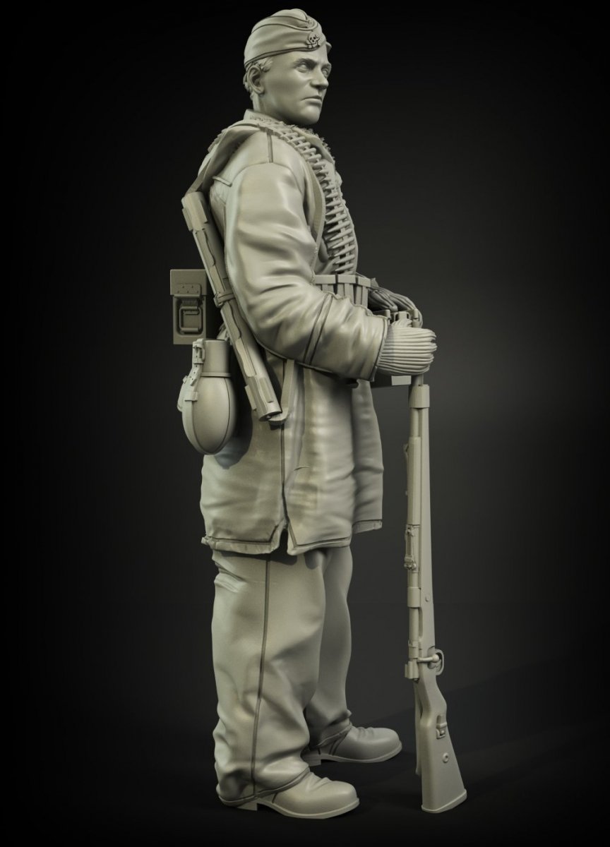 Panzer Art FI35-064 Waffen-SS Anorakanzug MG-42 ammo carrier 1/35 – zdjęcie 4